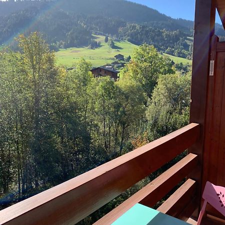 Appartement Vue Piste De Ski Praz-sur-Arly Exterior foto