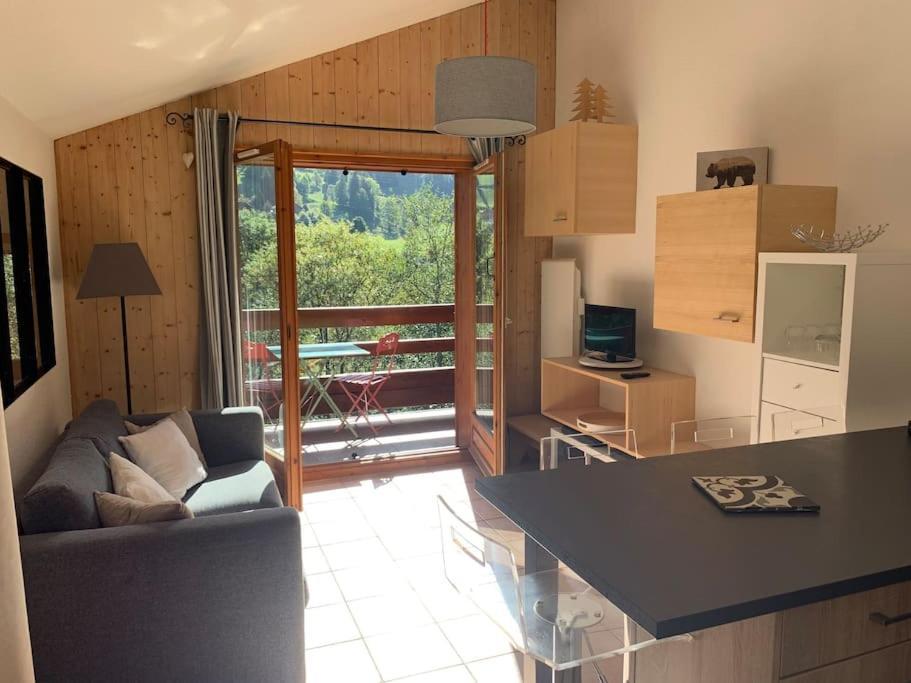 Appartement Vue Piste De Ski Praz-sur-Arly Exterior foto